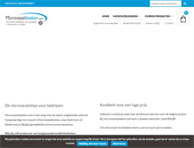 Tablet Screenshot of microvezeldoeken.com
